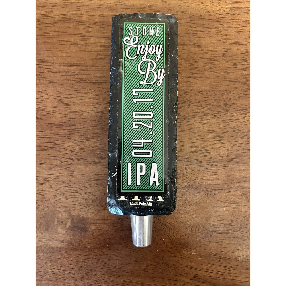 Stone Brewing IPA 7in Tap Handle Enjoy By 04.20.17 India Pale Ale Beer Pull Bar